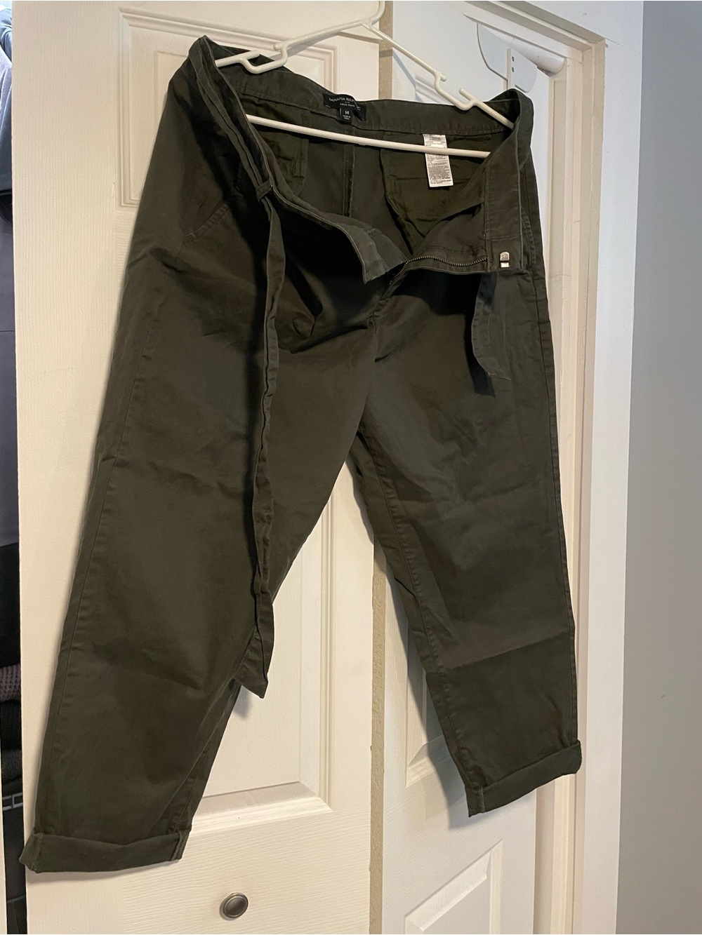 Banana Republic Olive Green Chino Trousers